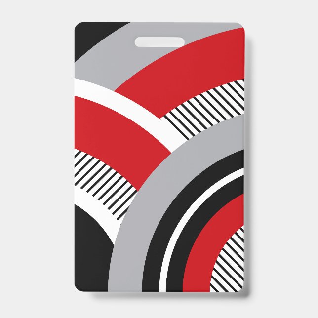 Colorful geometry badge (Front)