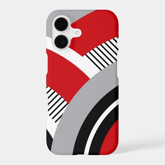 Colorful geometry iphone case (Back)