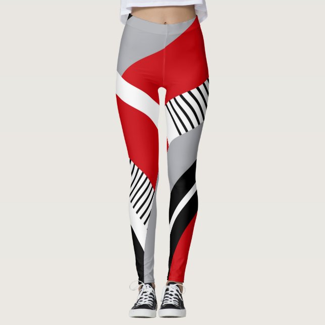 Colorful geometry leggings (Front)