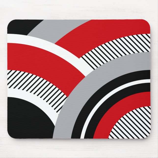 Colorful geometry mouse pad (Front)