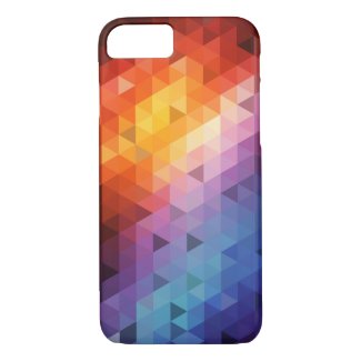 Colorful Geometry Pattern (Triangle Pattern) iPhone 7 Case