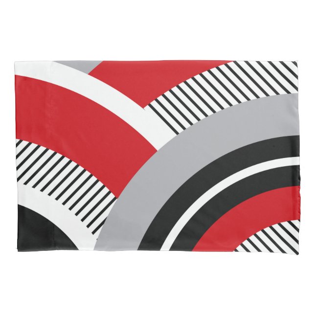 Colorful geometry pillow case (Front)