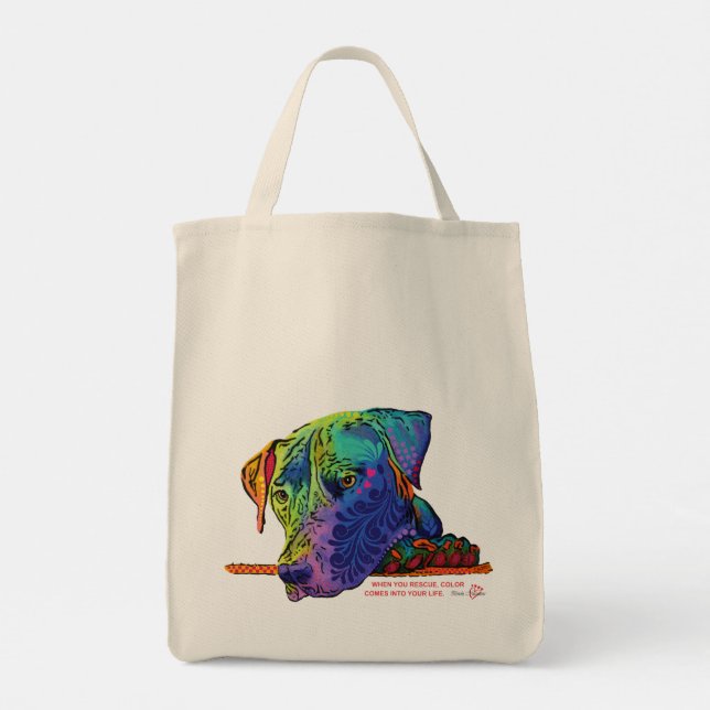 Colorful George Tote Bag (Back)