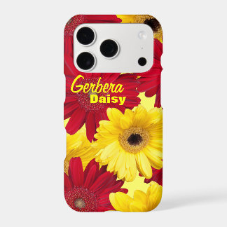 Colorful Gerber Daisy Close-Up Photos Personalized iPhone 17 Pro Case