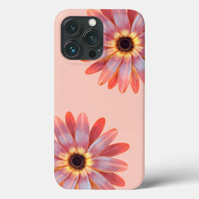 Colorful Gerbera Daisy Floral Phone Case (Back)