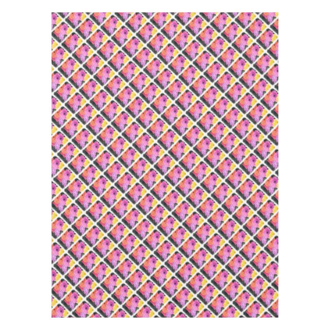 COLORFUL GERBERS TABLECLOTH (Front)