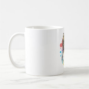 Colorful German Shepherd Pop Art Dad Mom Dog Lover Coffee Mug