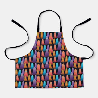 Colorful Ghosts Apron