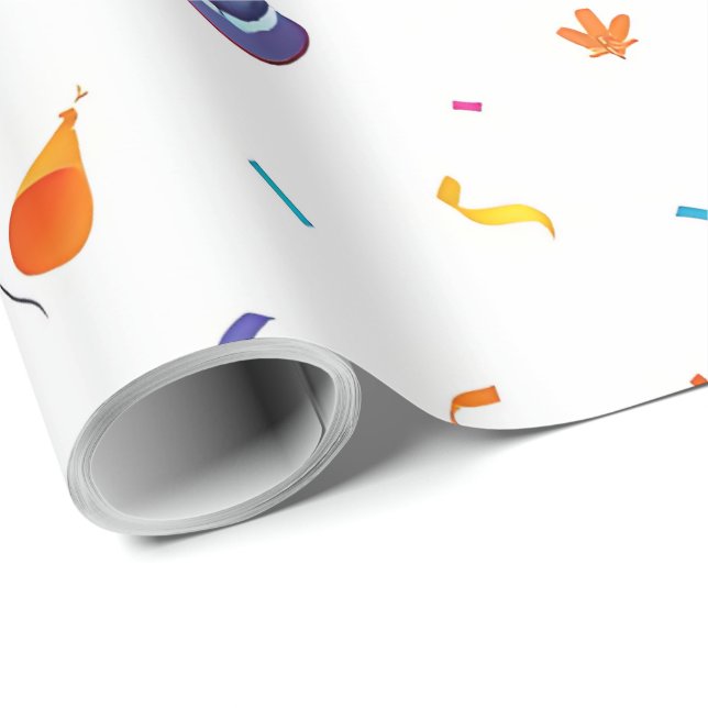 Colorful Gift Wrapping Paper (Roll Corner)