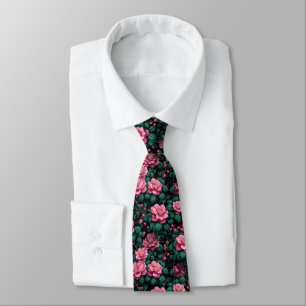 Colorful Gifts For Father Gardenias Neck Tie