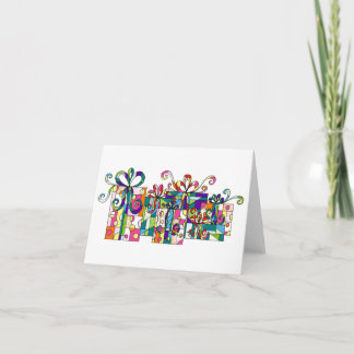 Colorful Gifts Notecard