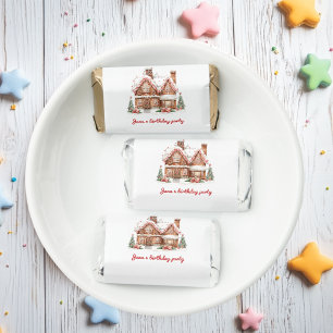Colorful Gingerbread House Birthday Hershey's Miniatures