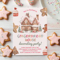 Colorful Gingerbread House Decorating Party