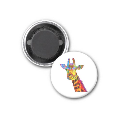 Colorful Giraffe Magnet