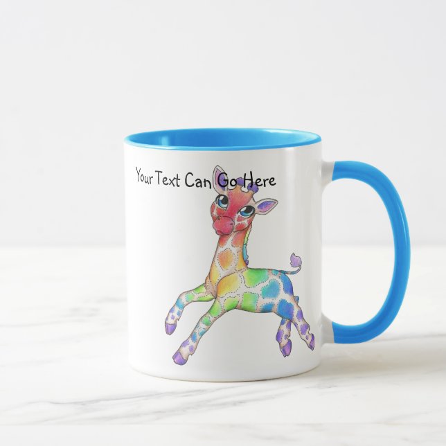 Colorful Giraffe Mug (Right)