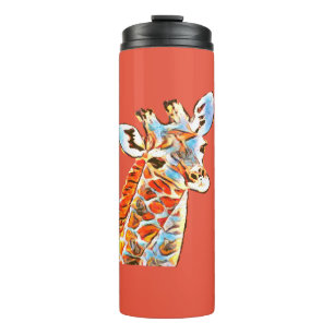 Colorful giraffe Thermal Tumbler