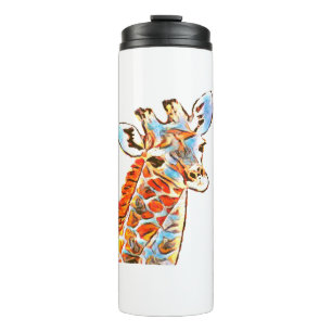 Colorful giraffe Thermal Tumbler