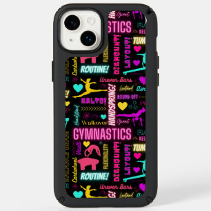 Colorful Girls Gymnastics Glossary Typography Speck iPhone 14 Plus Case