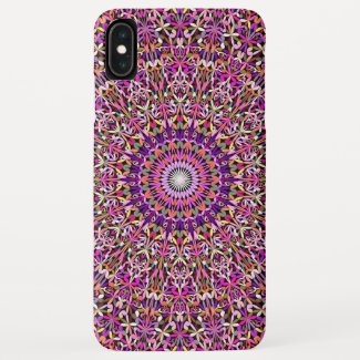 Colorful Girly Lace Garden Mandala Case-Mate iPhone Case