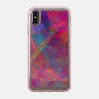 colorful glass abstract speck iPhone XS max case