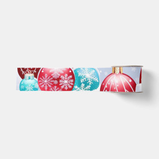 Colorful/Glass Ornaments/Grosgrain Ribbon