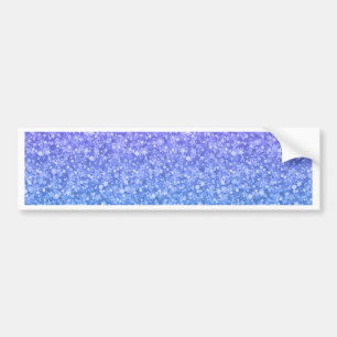 Colorful Glitter And Sparkles Pattern Bumper Sticker