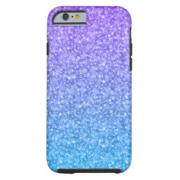 Colorful Glitter And Sparkles Pattern Tough iPhone 6 Case