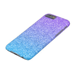 Colorful Glitter And Sparkles Pattern Barely There iPhone 6 Case