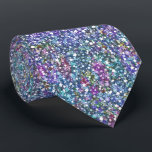 Colorful glitter and sparkles texture neck tie<br><div class="desc">Image of a colorful glitter and sparkles texture. Cool fun tie for a casual wear.</div>