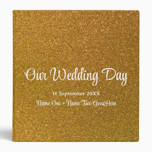 Colorful Glitter Ombre Wedding Photo Album Recipes 3 Ring Binder