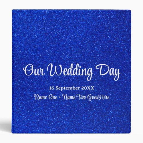 Colorful Glitter Ombre Wedding Photo Album Recipes 3 Ring Binder