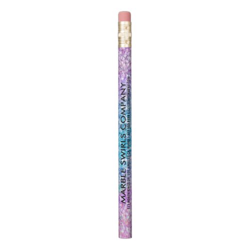 Colorful Glitter Print Text Template Pencil