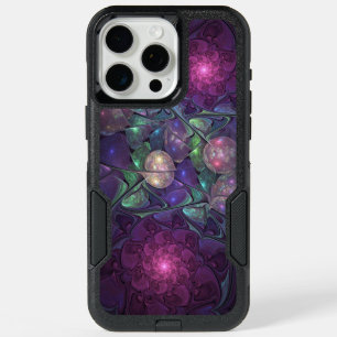 Colorful Glittering Modern Abstract Fractal Art iPhone 15 Pro Max Case