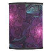 Colorful Glittering Modern Abstract Fractal Art Lamp Shade (Back)