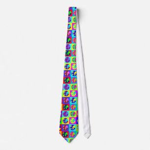 Colorful Globes Neck Tie