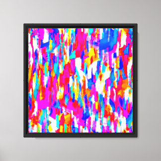 Colorful Glossy Pattern  Canvas Print