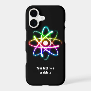 Colorful Glow Atom Symbol   Science Gift iPhone 17 Case