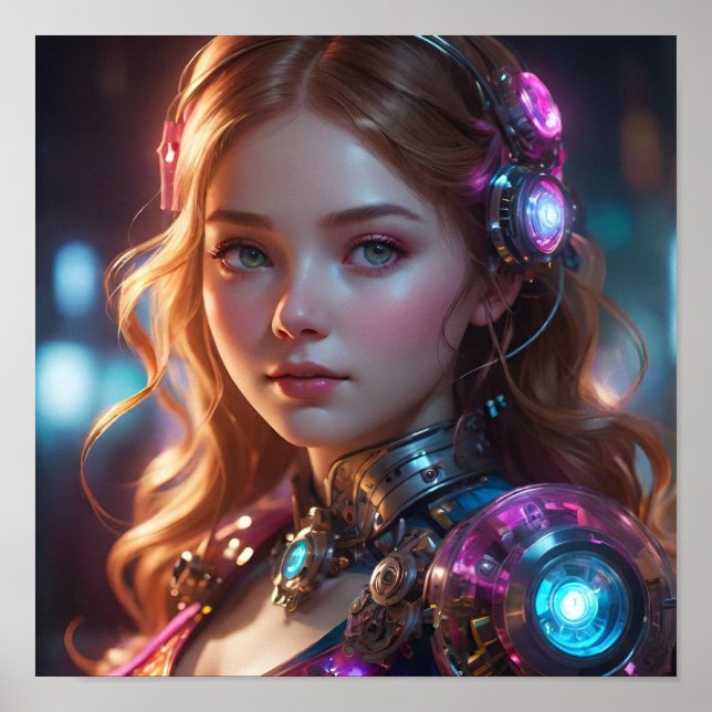 Colorful Glow Poster (Front)