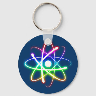 Colorful Glowing Atom Keychain
