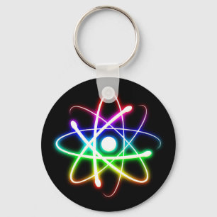 Colorful Glowing Atom - Keychains