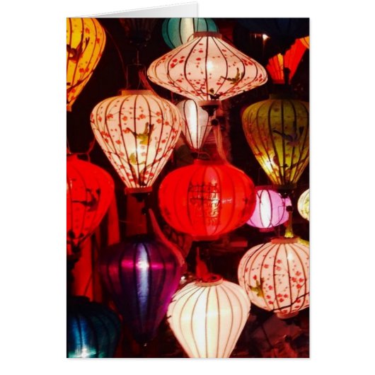 Colorful Glowing Ornate Lanterns (Front)