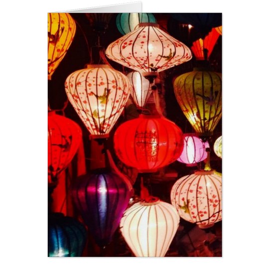 Colorful Glowing Ornate Lanterns | Zazzle.com