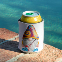 Colorful Gnome Guitar Player on a