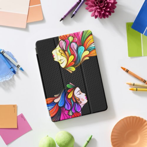 Colorful Goddess _  Electro Mix Edition iPad Pro Cover