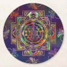 Colorful Gold framed Sri Yantra Sri Chakra