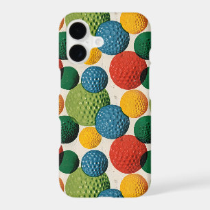 Colorful Golf Ball Pattern iPhone 17 Case