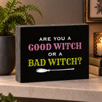 Colorful Good Witch or Bad Witch Halloween