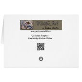 Colorful Gouldian Finches in Pastels (Back Horizontal)