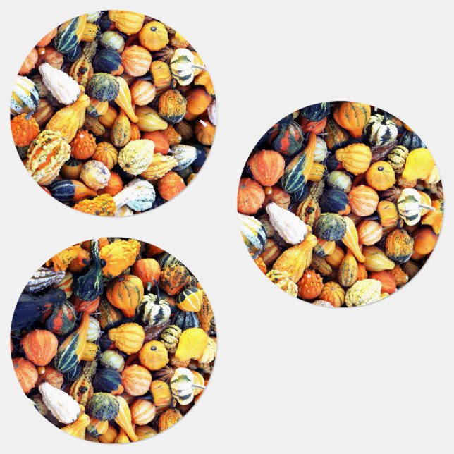 Colorful Gourds C  Labels (Group)