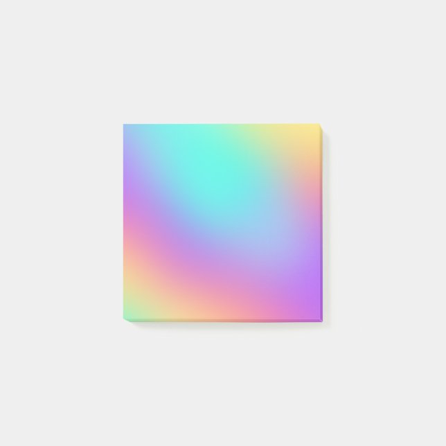 Colorful Gradient Post-it Notes (Front)